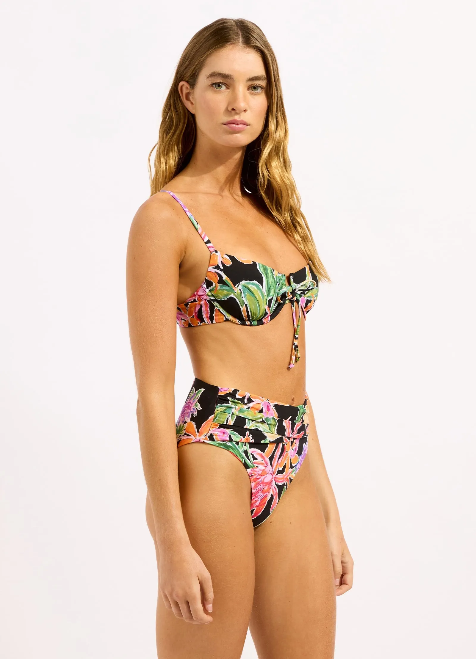 Hothouse Flowers High Waist Bikini Bottom sold by Seafolly product image thumbnail 3