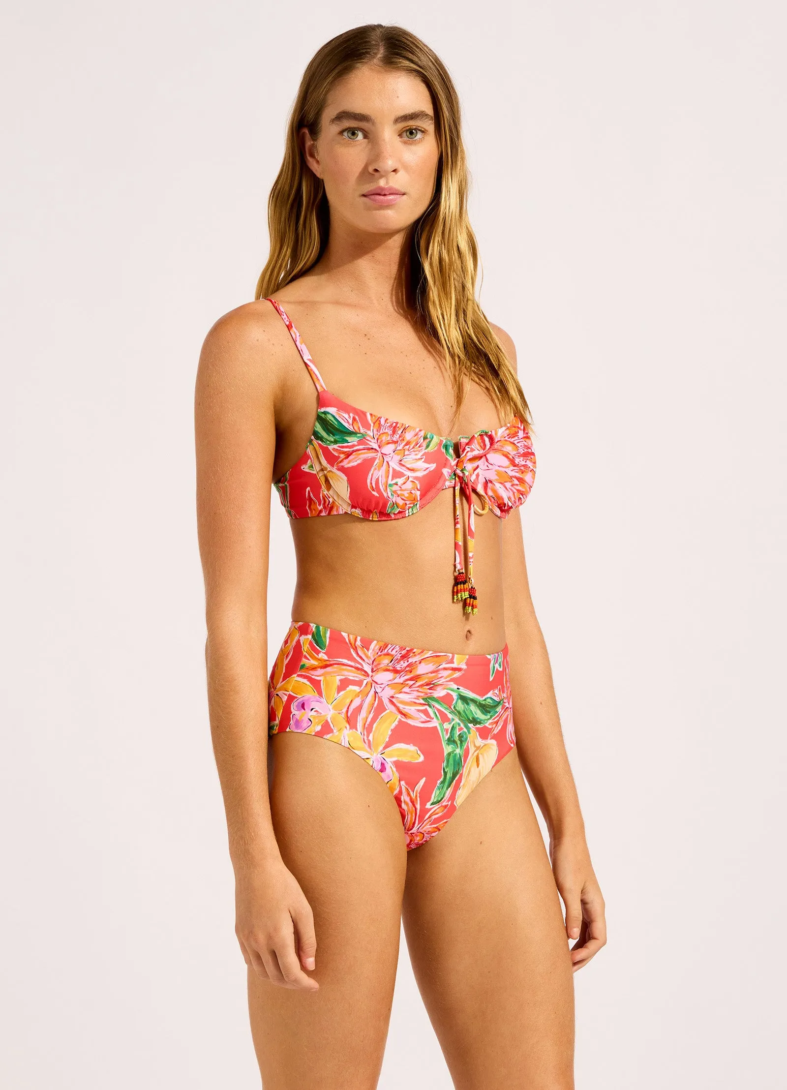 Hothouse Flowers High Waist Bikini Bottom sold by Seafolly product image thumbnail 3