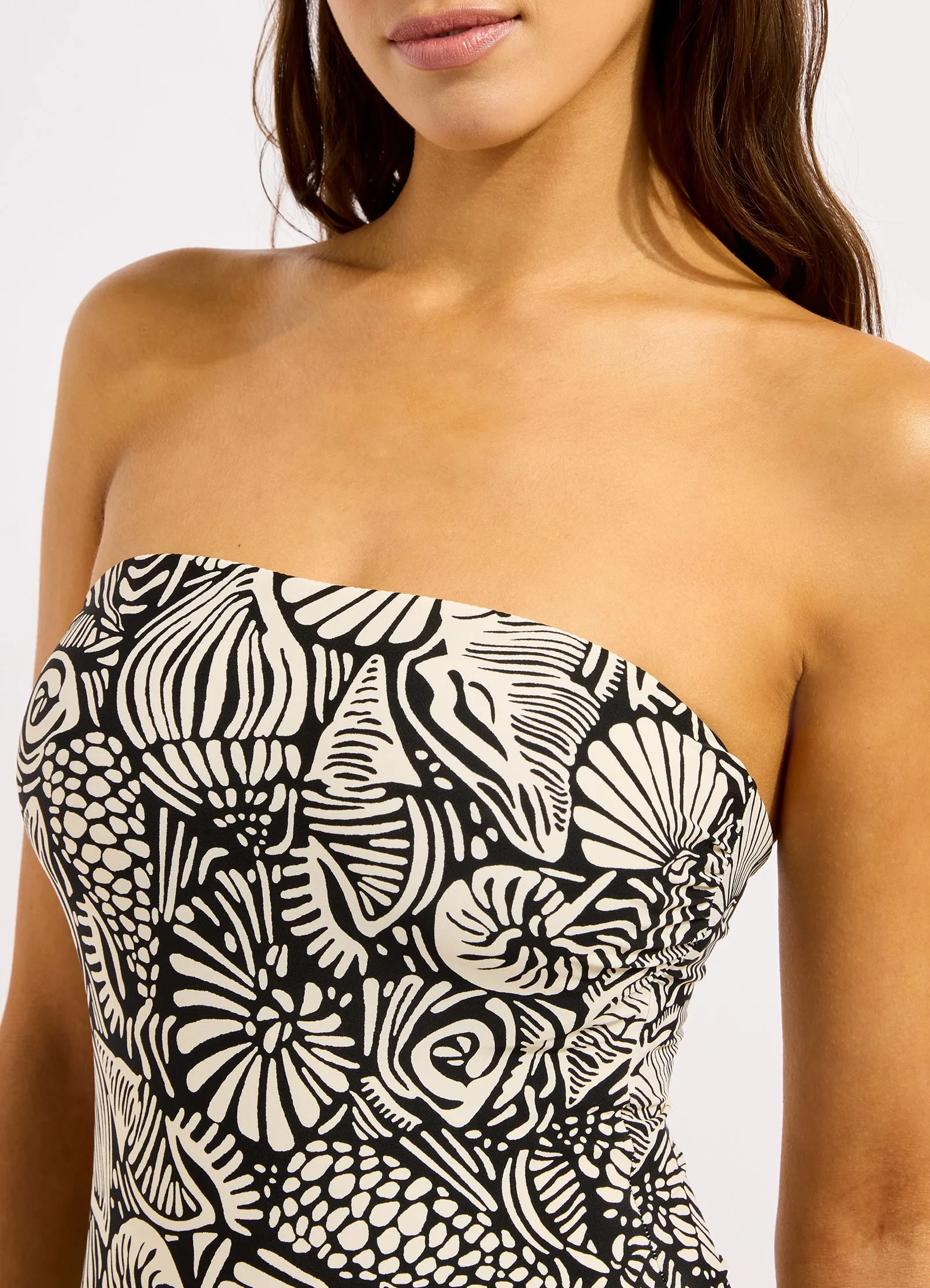 C Shells DD Bandeau One Piece Swimsuit sold by Seafolly product image thumbnail 4