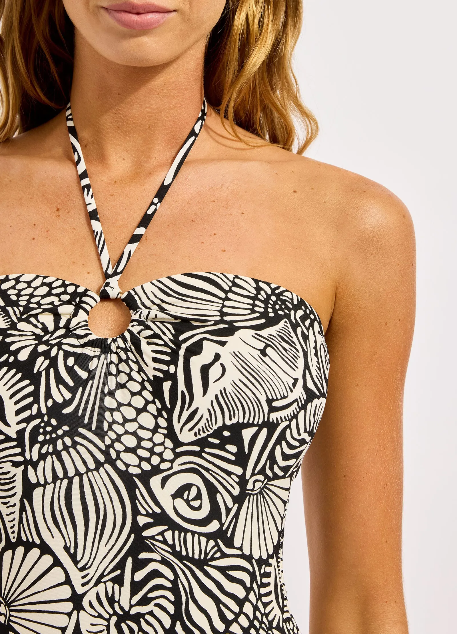 C Shells Bandeau One Piece Swimsuit sold by Seafolly product image thumbnail 3