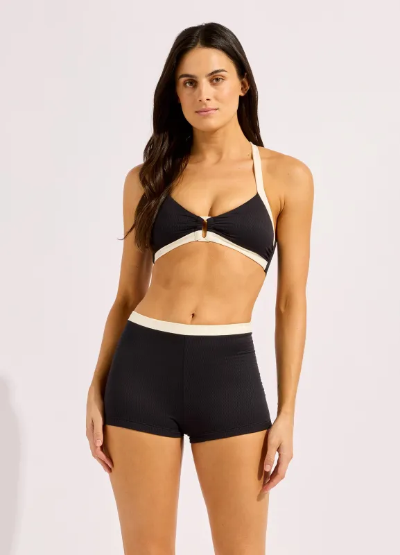 Bandwave Belted Boyleg Bikini Bottom sold by Seafolly