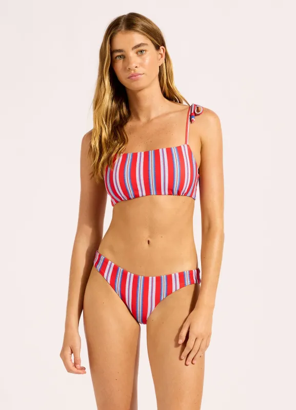Positano Scoop Neck Tank Bikini Top made by Seafolly