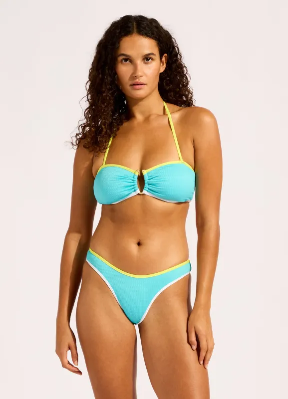 Beach Bound Bandeau Bikini Top made by Seafolly