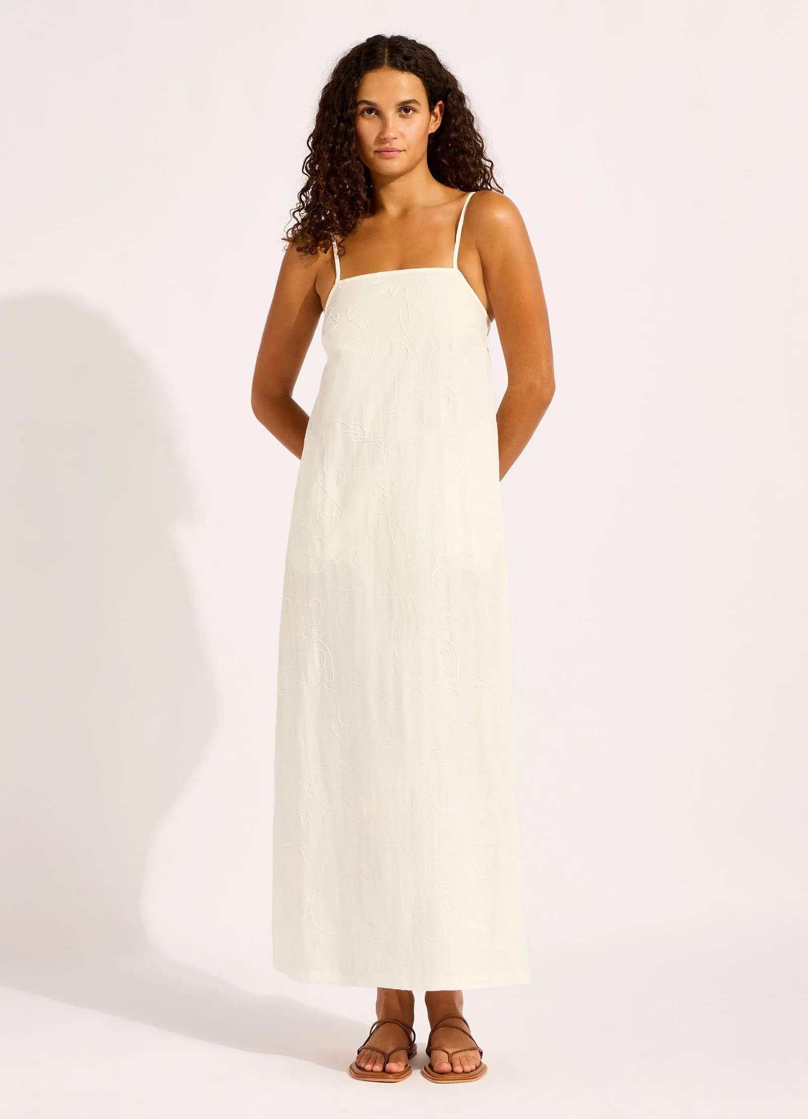 Gathered Strap Maxi Dress sold by Seafolly