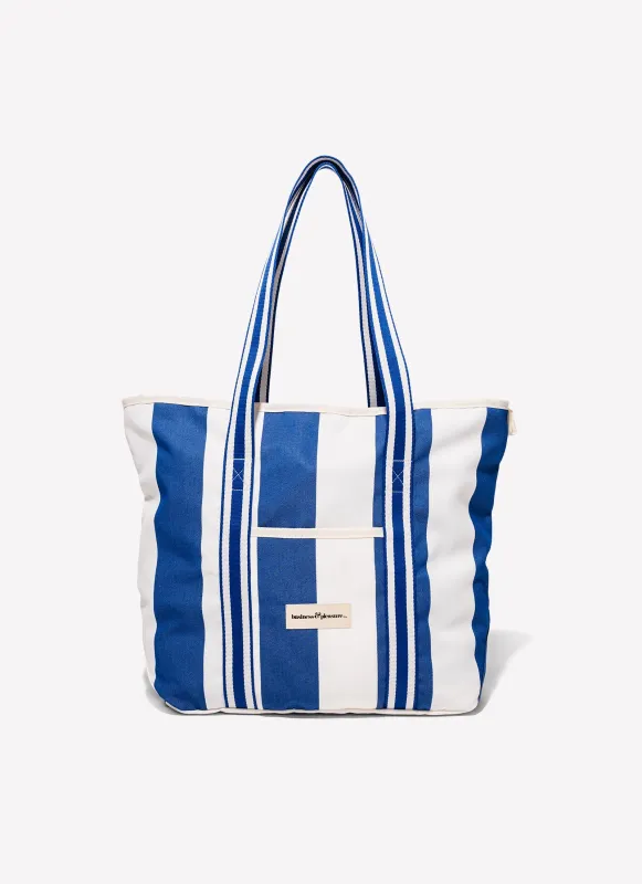 Business & Pleasure Crew Stripe Beach Bag made by Seafolly