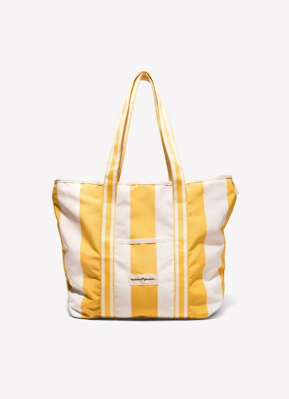 Business & Pleasure Crew Stripe Beach Bag made by Seafolly