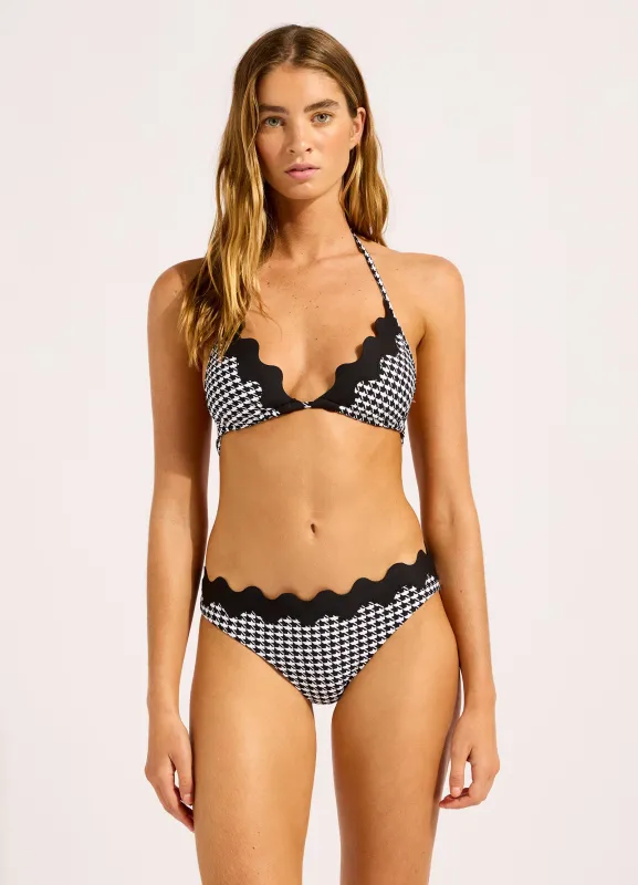 Gia Check Ric Rac Triangle Bikini Top sold by Seafolly