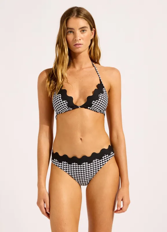 Gia Check Ric Rac Hipster Bikini Bottom sold by Seafolly