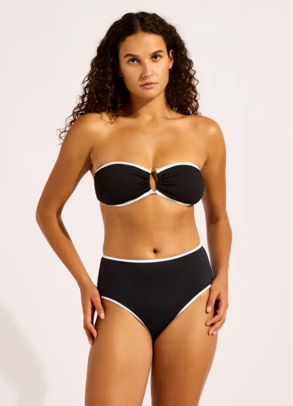 Beach Bound High Waist Bikini Bottom sold by Seafolly
