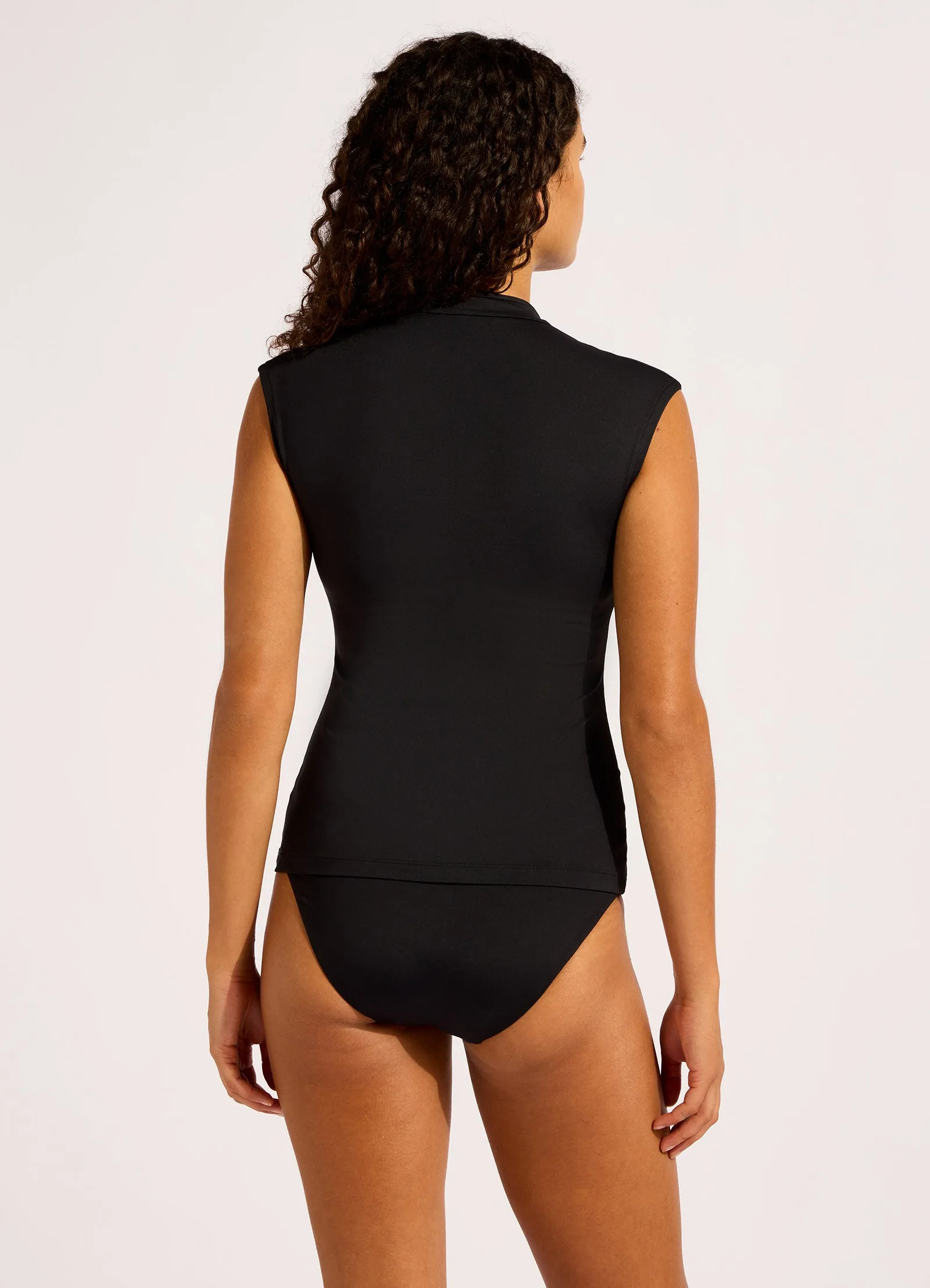 Seafolly Collective Cap Sleeve Sunvest Bikini Top sold by Seafolly product image thumbnail 4