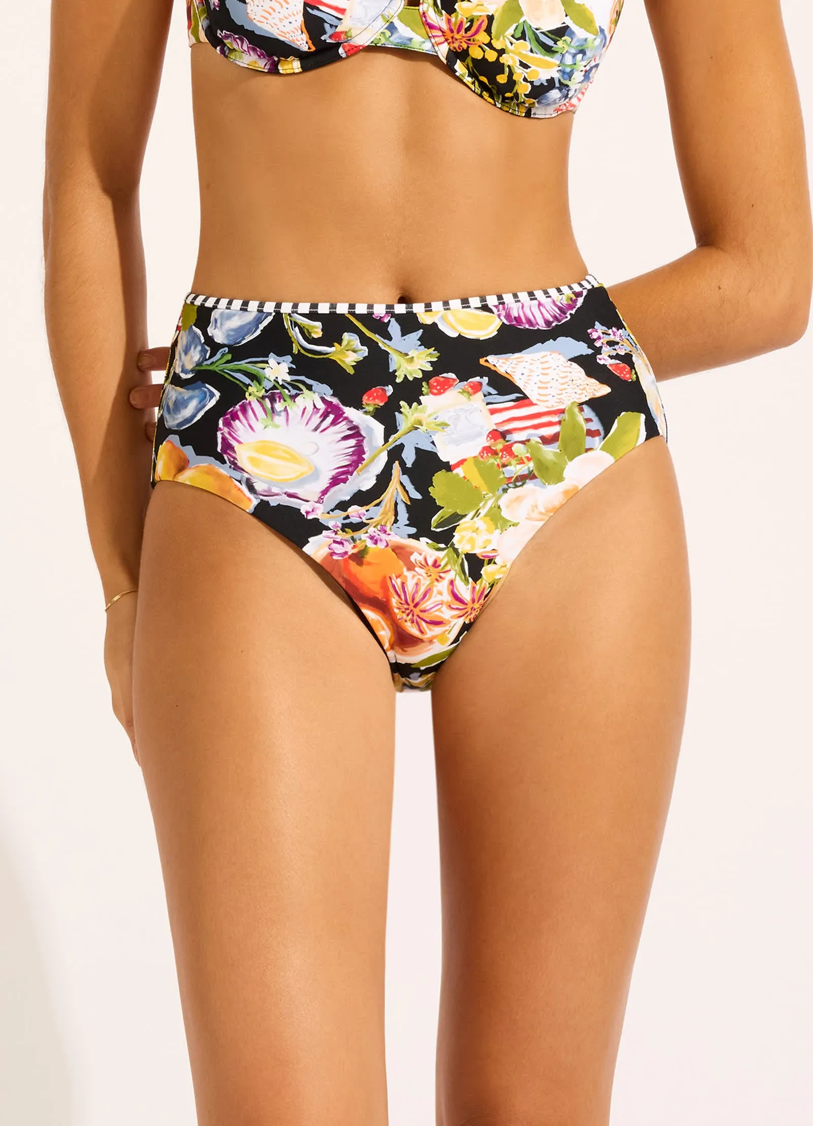 Riviera Coast High Waisted Bikini Bottom sold by Seafolly product image thumbnail 2