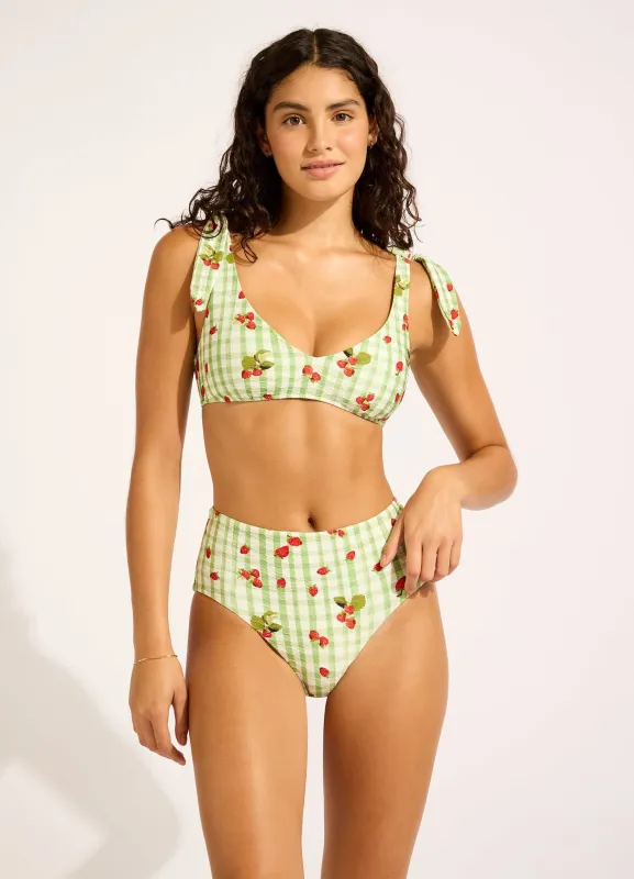 Beach Picnic Sweetheart Tank Bikini Top made by Seafolly