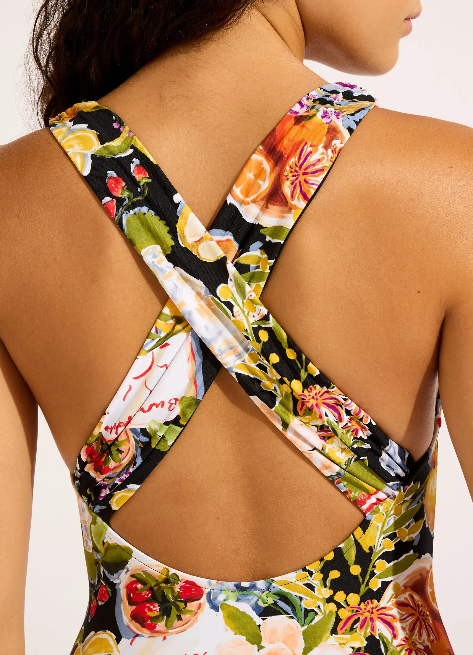 Riviera Coast V Neck One Piece Swimsuit sold by Seafolly product image thumbnail 4