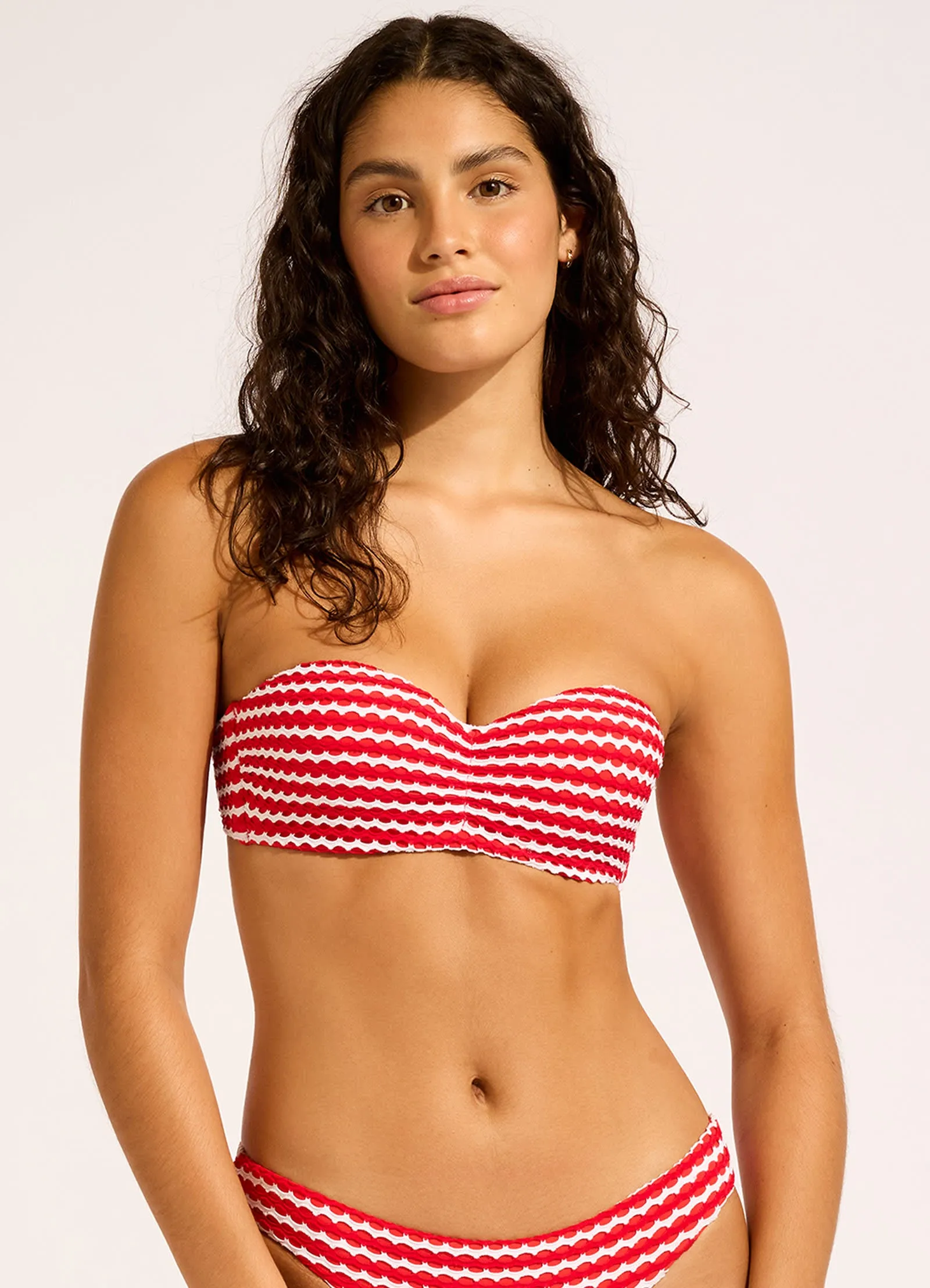 Mesh Effect Bustier Bandeau Bikini Top sold by Seafolly product image thumbnail 2