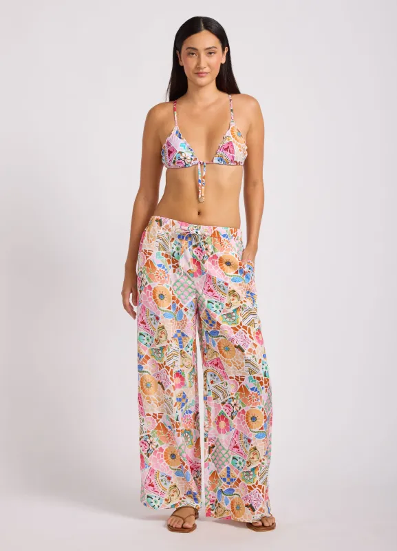 Beach Boheme Wide Leg Pant made by Seafolly