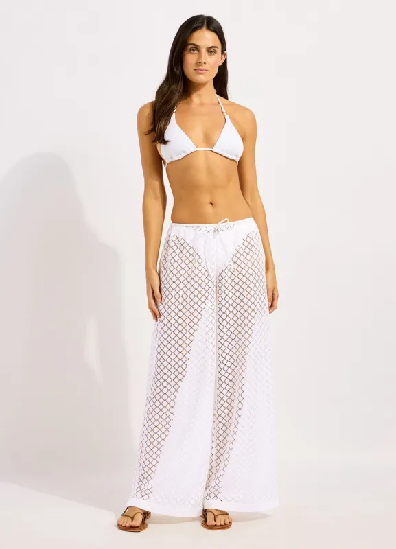 Beachedit Drawstring Lace Pant made by Seafolly