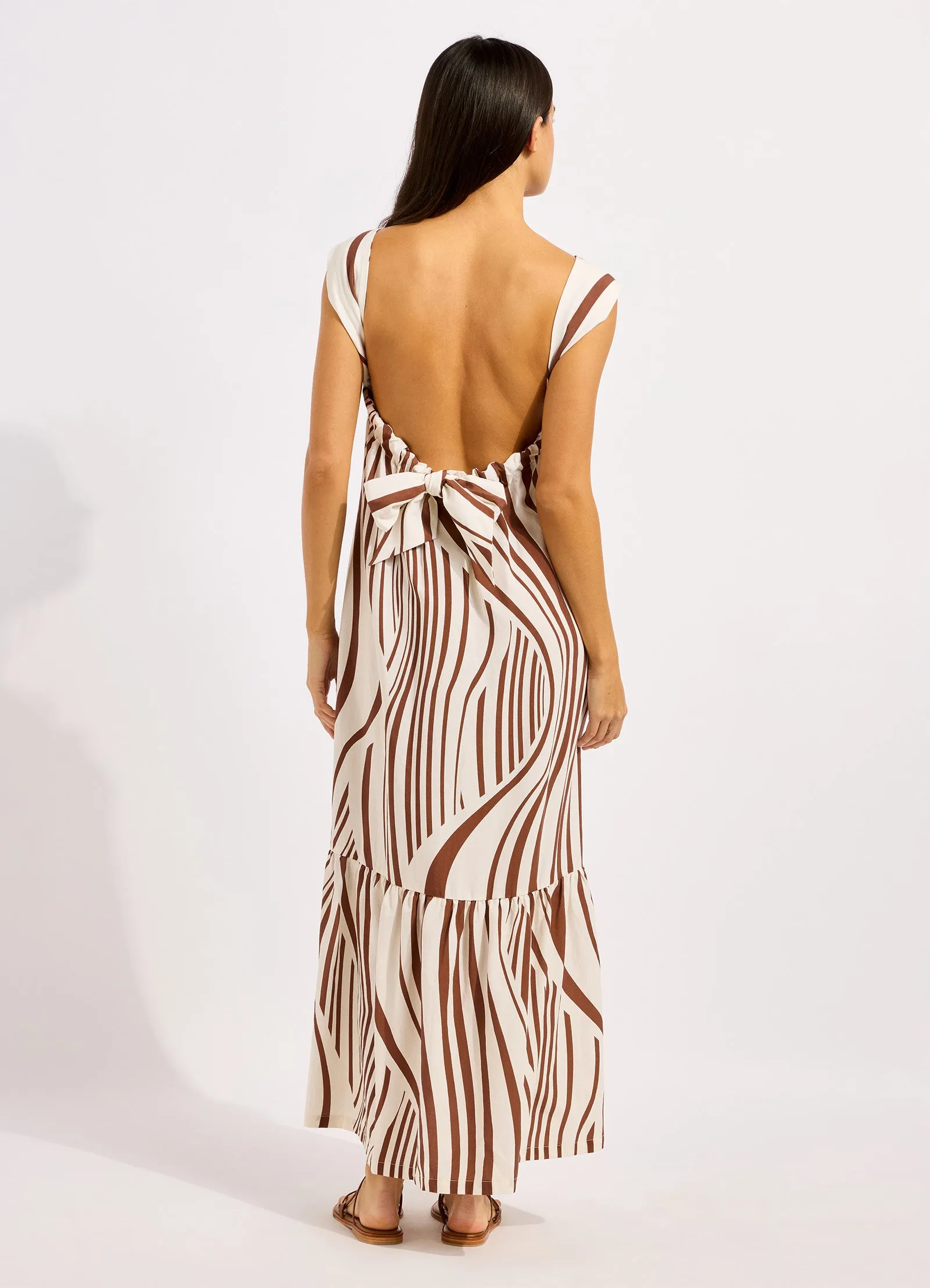 Coastline Tie Back Maxi Dress sold by Seafolly product image thumbnail 4