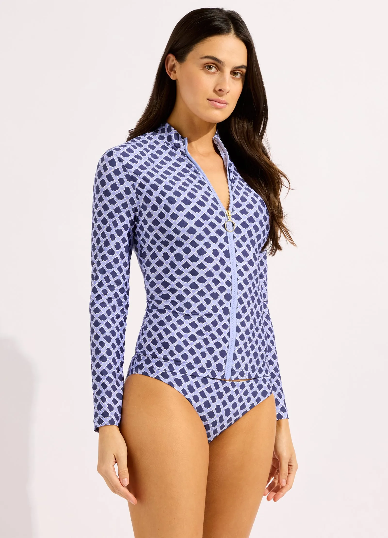 Marseille Long Sleeve Rashvest sold by Seafolly product image thumbnail 3