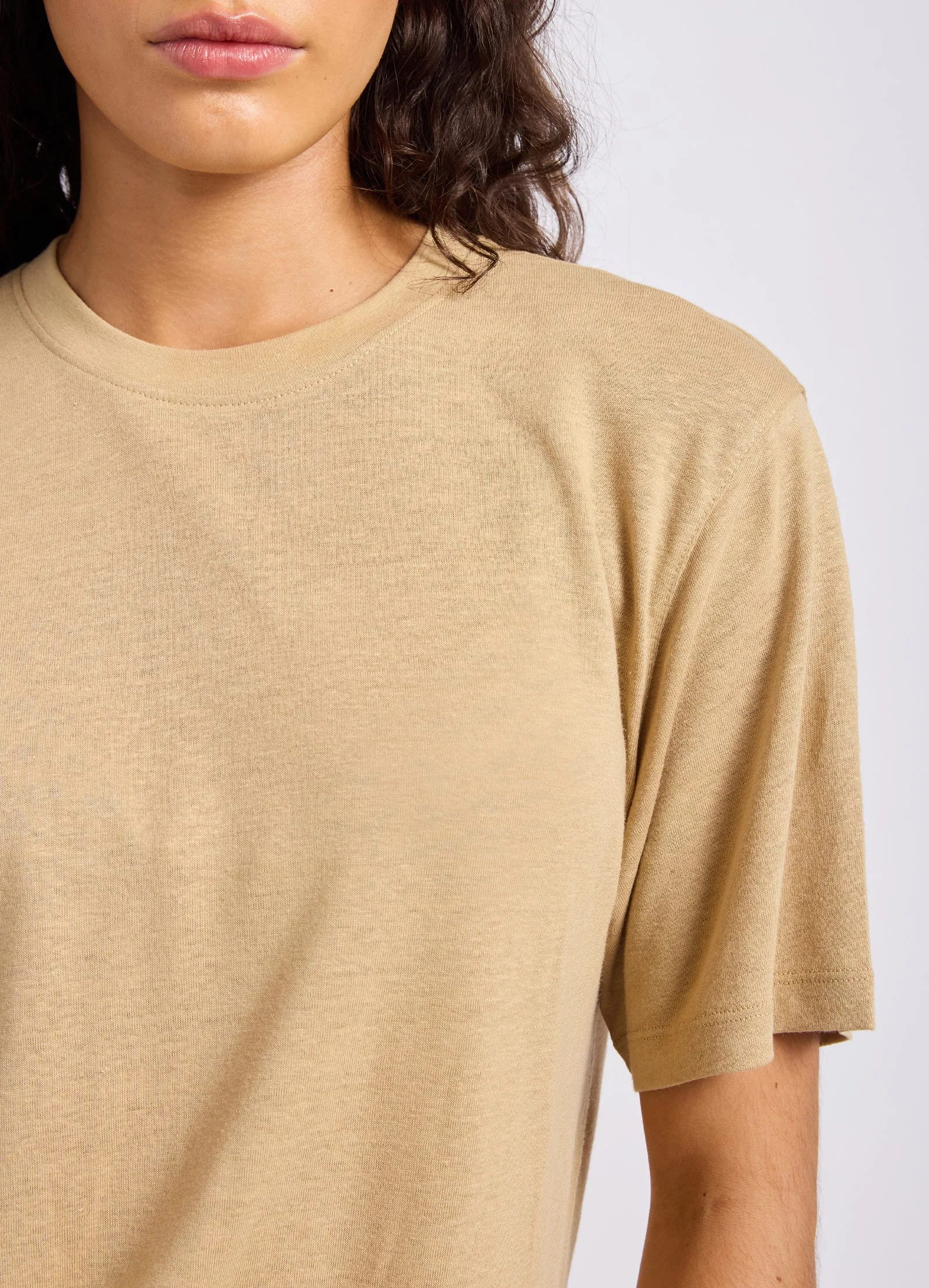Slub Linen Boyfriend T-Shirt sold by Seafolly product image thumbnail 5