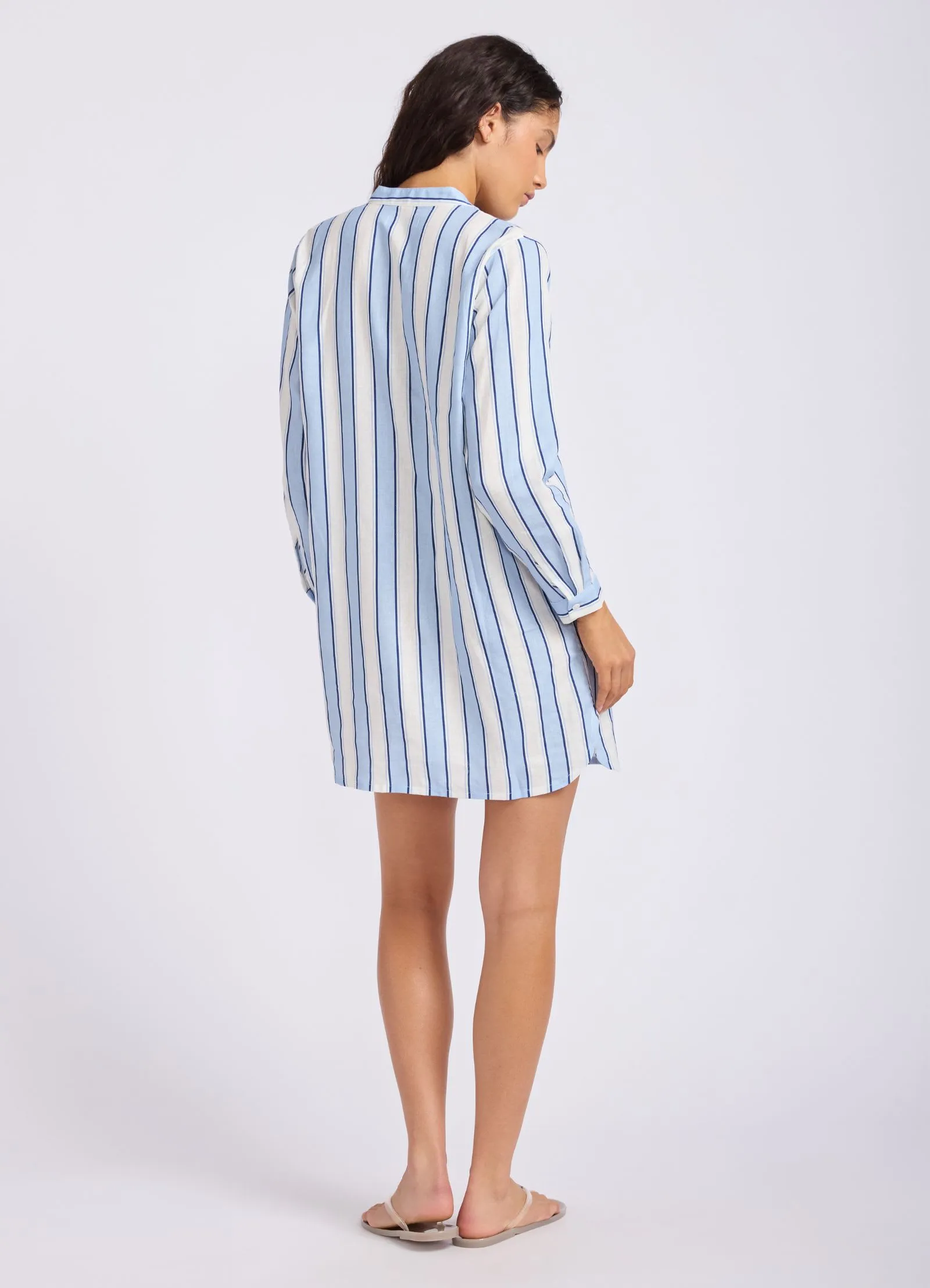 Beach Edit Wide Stripe Boxy Mini Dress sold by Seafolly product image thumbnail 3