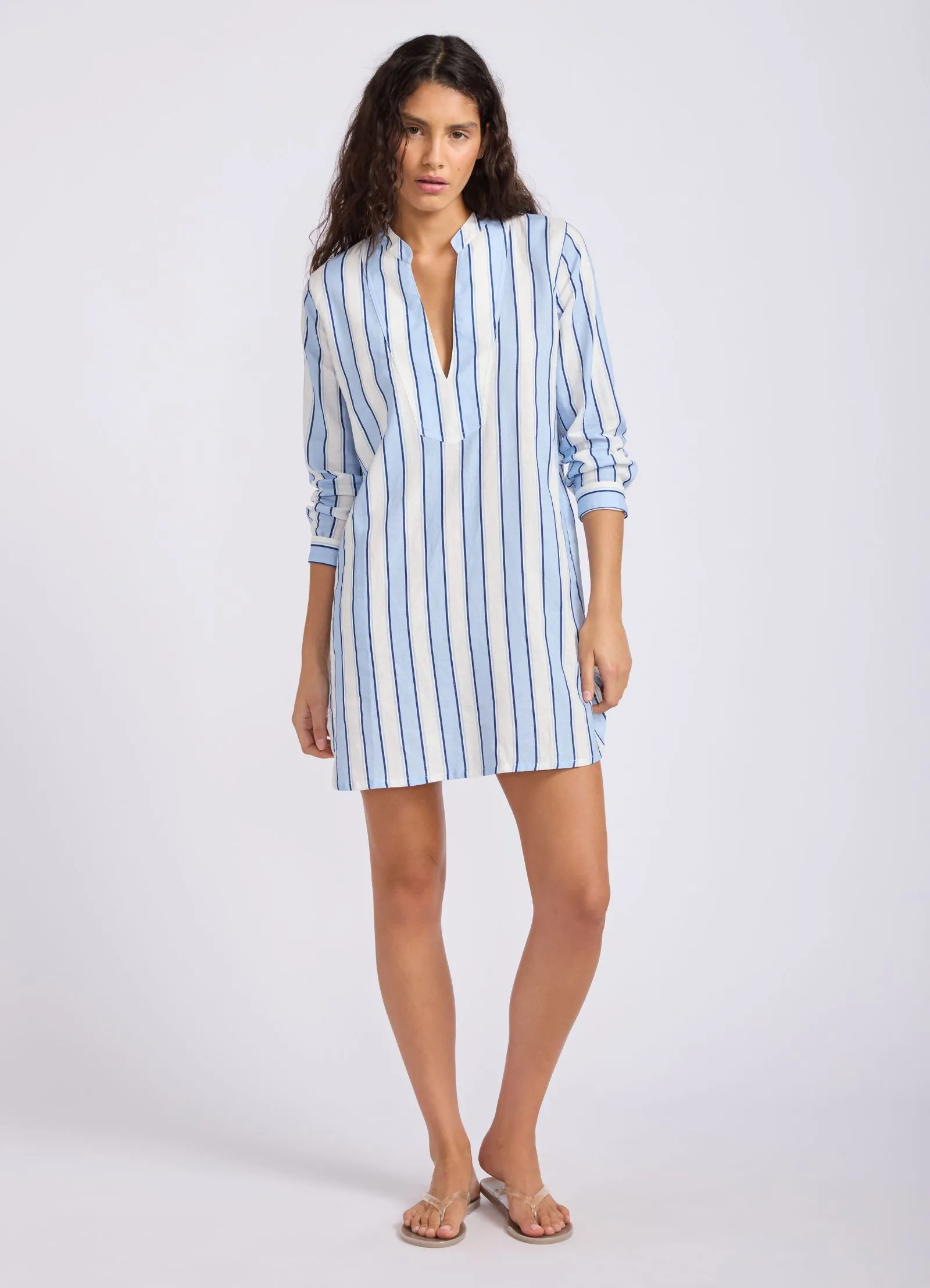 Beach Edit Wide Stripe Boxy Mini Dress sold by Seafolly