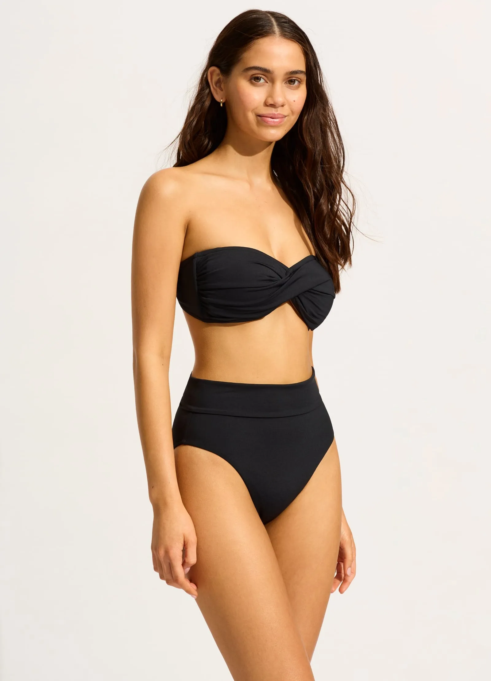 Seafolly Collective Twist Bandeau Bikini Top - Black sold by Seafolly product image thumbnail 3