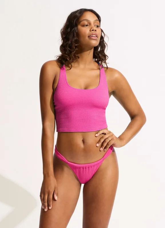 Sea Dive Action Back Tank Bikini Top - Fuchsia Rose sold by Seafolly