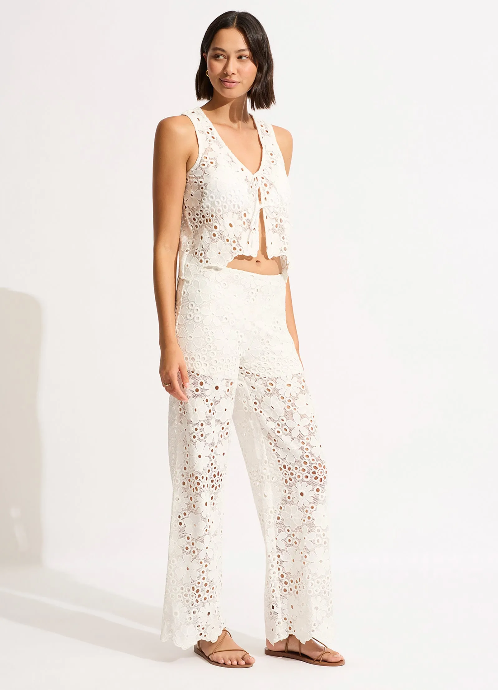 Crochet Pant - White sold by Seafolly product image thumbnail 3