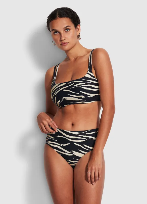 Skin Deep  Wide Side Retro Pant - Black sold by Seafolly