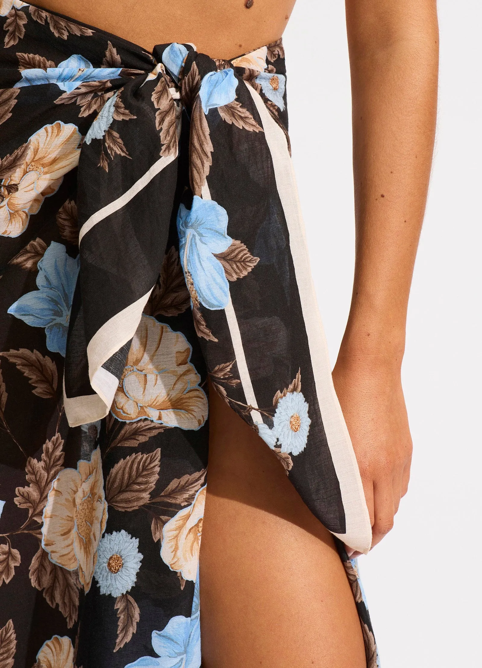 Garden Party Sarong - Black sold by Seafolly product image thumbnail 4