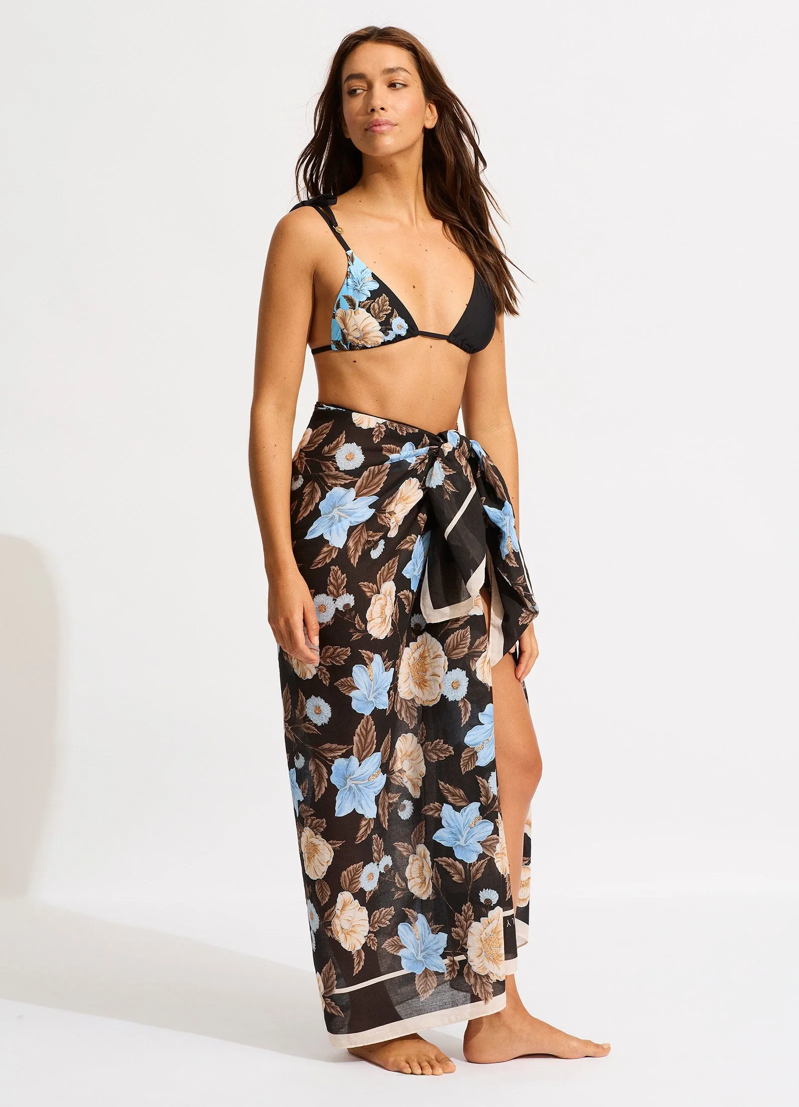 Garden Party Sarong - Black sold by Seafolly product image thumbnail 2