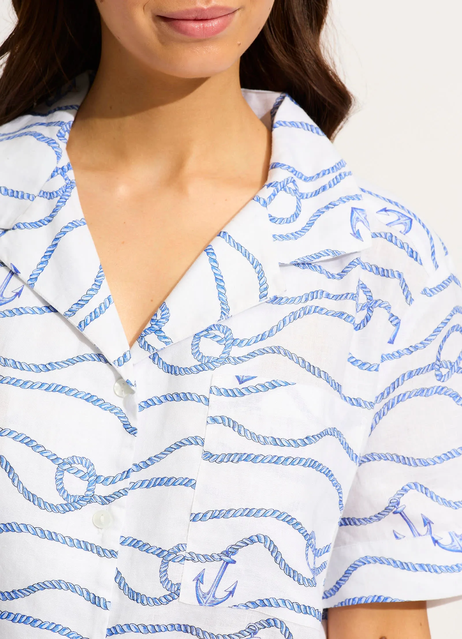 Set Sail Short Sleeve Shirt - White sold by Seafolly product image thumbnail 5