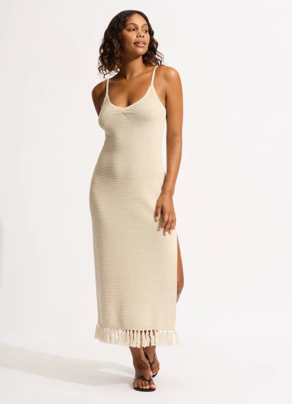 Maxi Knit Cover Up - Natural sold by Seafolly