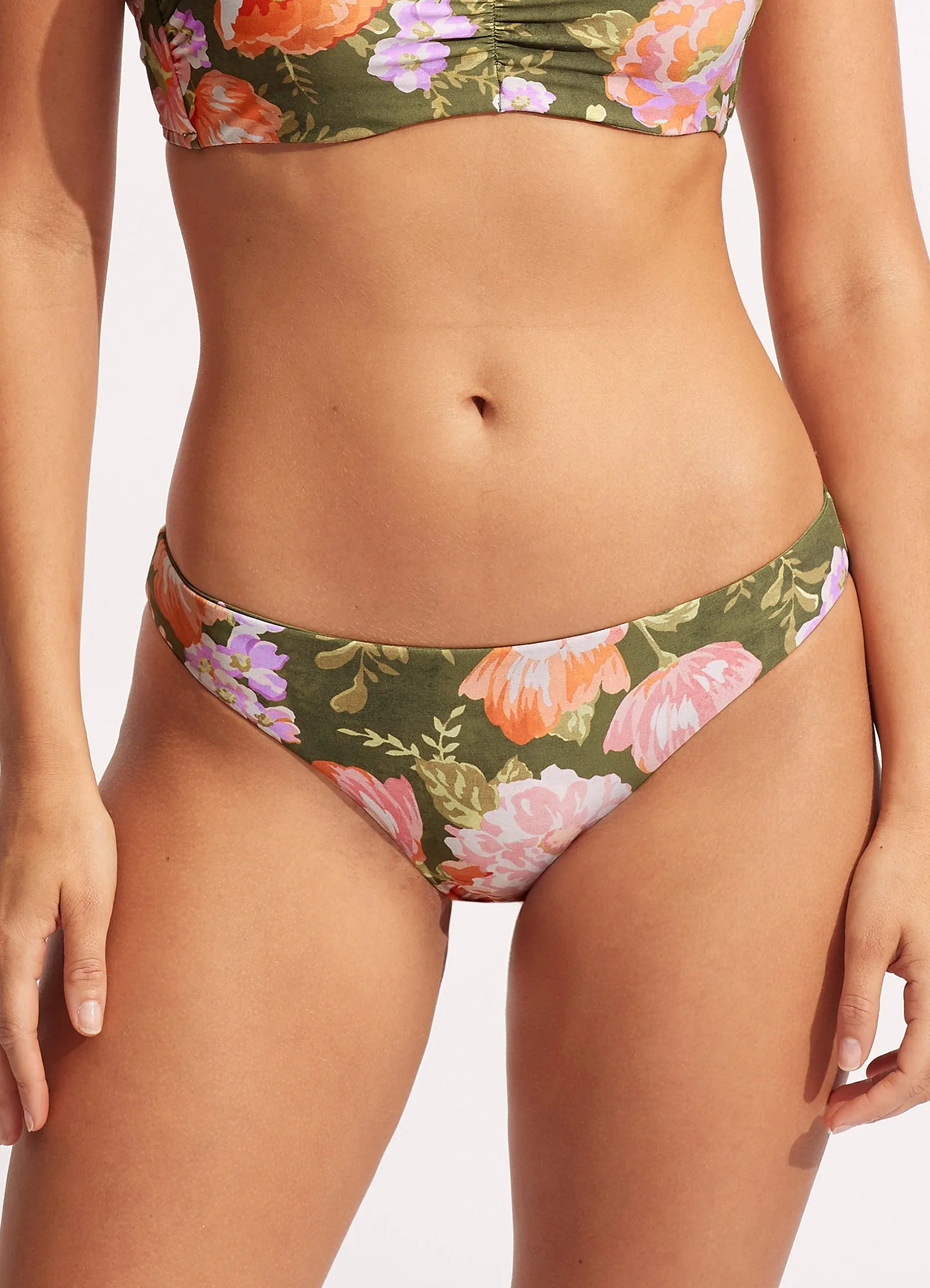 Paradise Garden Reversible Hipster - Avocado sold by Seafolly product image thumbnail 5