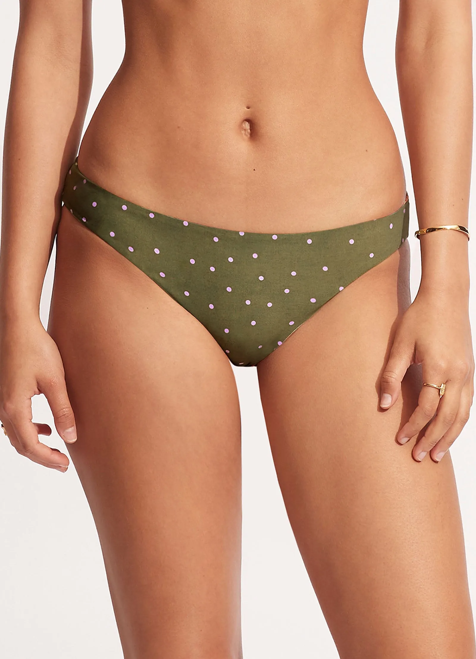 Paradise Garden Reversible Hipster - Avocado sold by Seafolly product image thumbnail 4