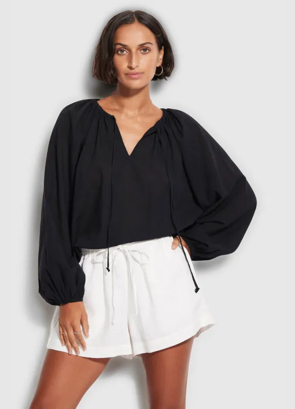 Beach Edit Summer Top - Black sold by Seafolly
