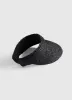 Raffia Visor - Black sold by Seafolly