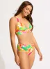 Wonderland Gathered Front Retro Bikini Bottom - Fuchsia Rose sold by Seafolly