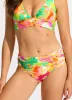 Wonderland Gathered Front Retro Bikini Bottom - Fuchsia Rose sold by Seafolly