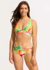 Wonderland Gathered Front Retro Bikini Bottom - Fuchsia Rose sold by Seafolly