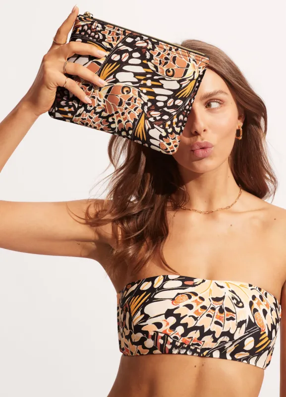 Take Flight Bikini Bag - Mandarin sold by Seafolly