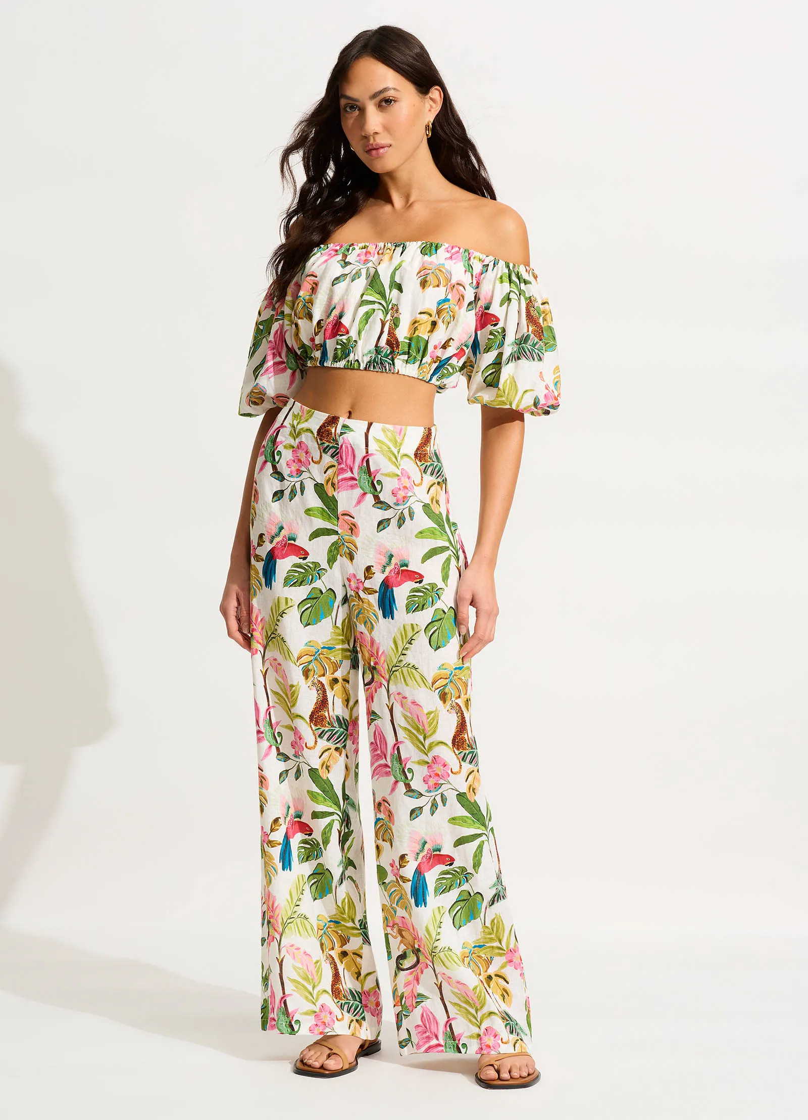 Tropica Off-Shoulder Top - Ecru sold by Seafolly product image thumbnail 2