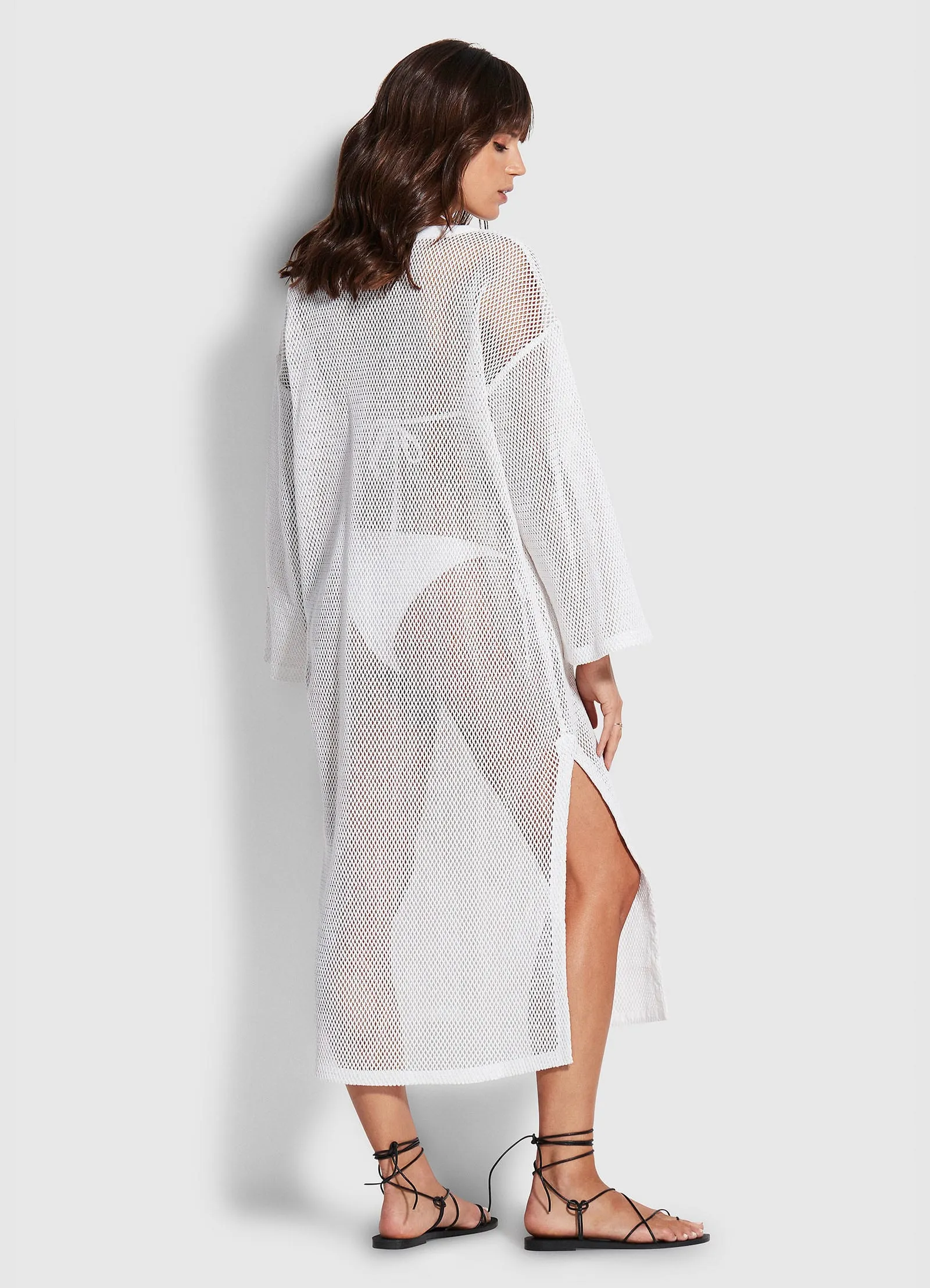 Crochet Cover Up - White sold by Seafolly product image thumbnail 4