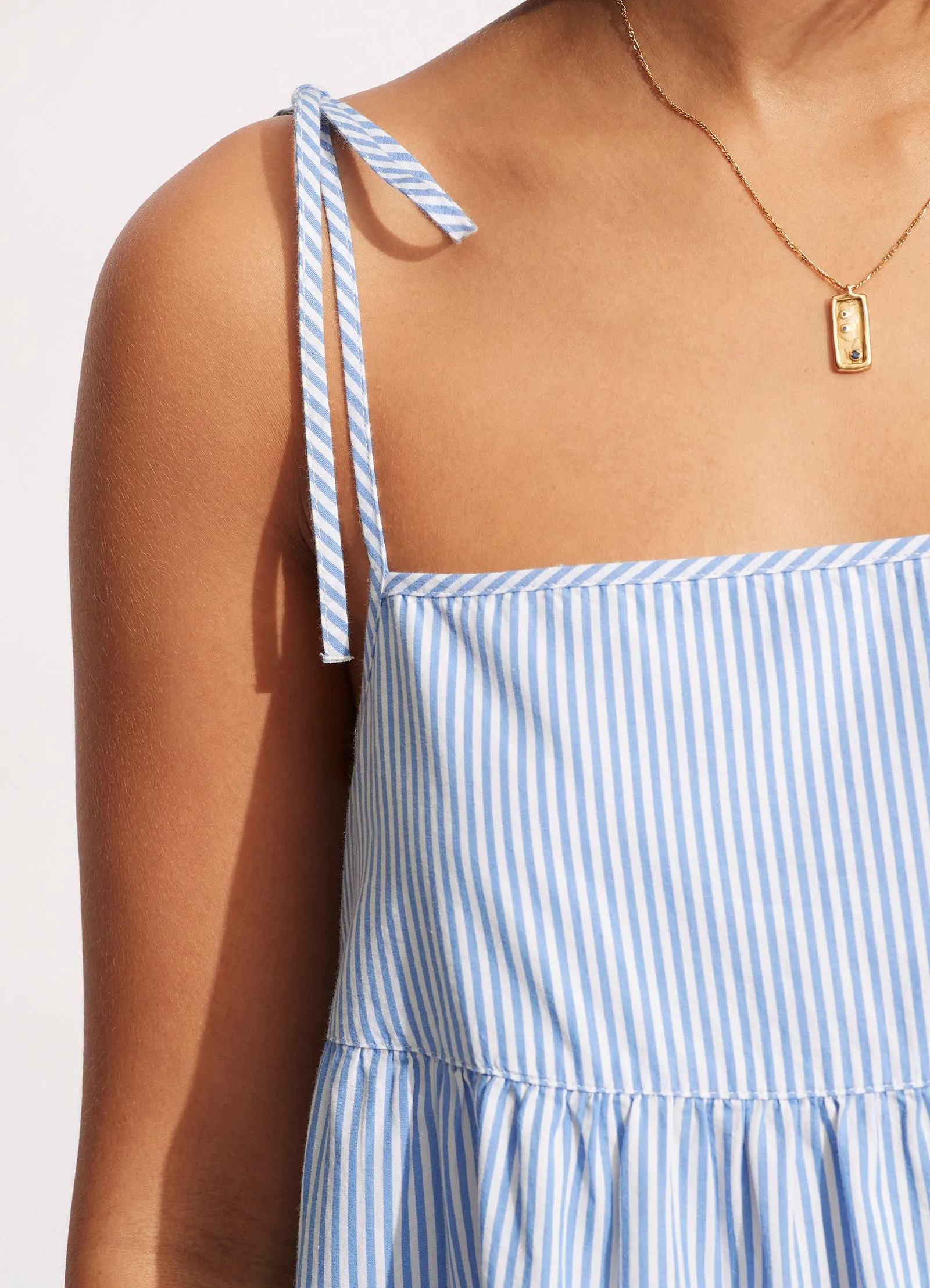 Henley Stripe Mini Dress - Blue/White sold by Seafolly product image thumbnail 5