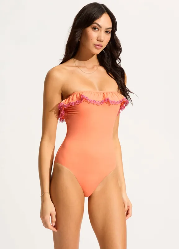 Lucia Bandeau One Piece - Melon sold by Seafolly