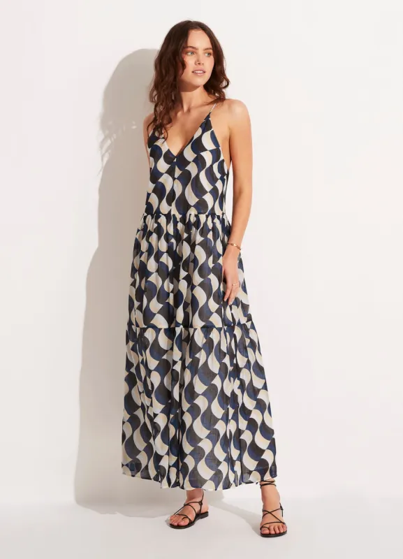 Modern Take Tier Maxi Dress - Black sold by Seafolly