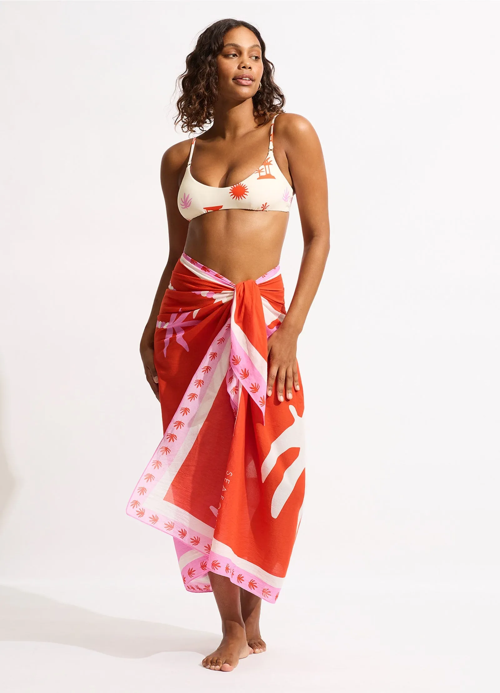 La Palma Sarong - Tamarillo sold by Seafolly product image thumbnail 2
