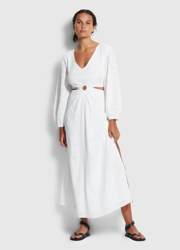 Drifter Cut Out Dress - White sold by Seafolly