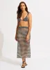 Mesh Effect Midi Skirt - Black sold by Seafolly
