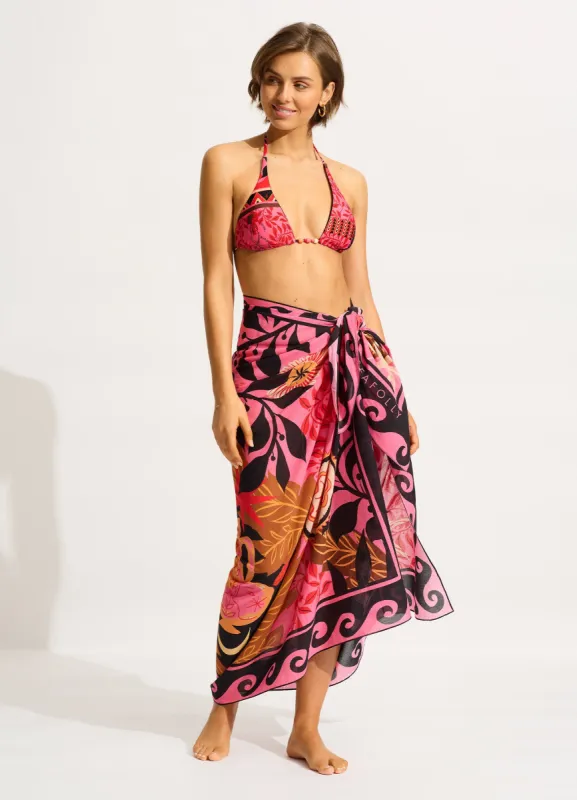 Atlantis Sarong - Paradise Pink sold by Seafolly